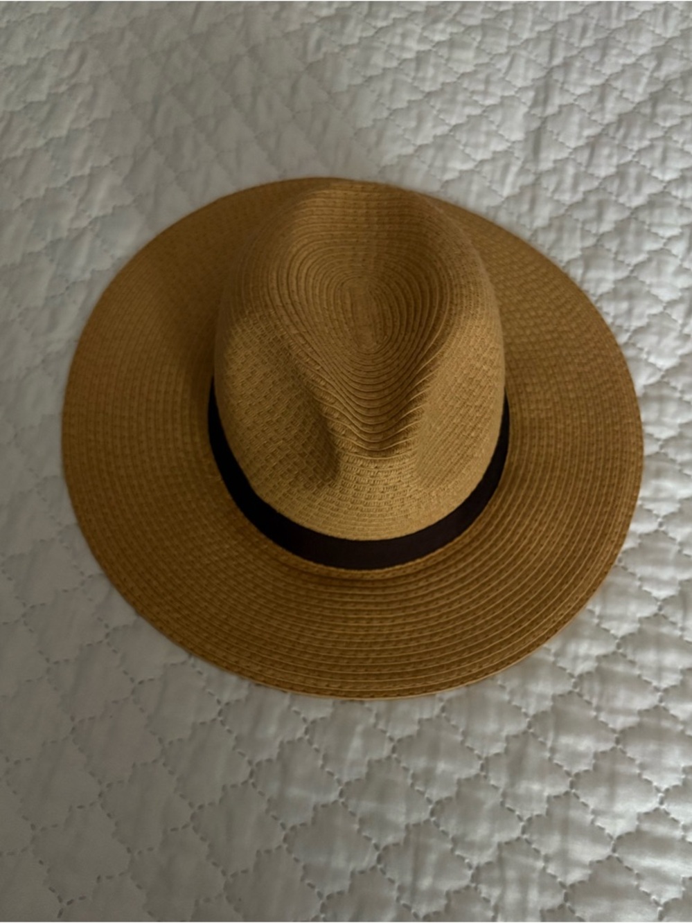 Stylish Tan Straw Fedora with Black Band - Men Accessories